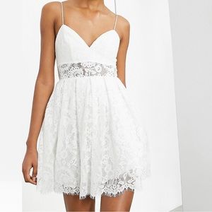 ASOS Bride lace cami mini wedding dress